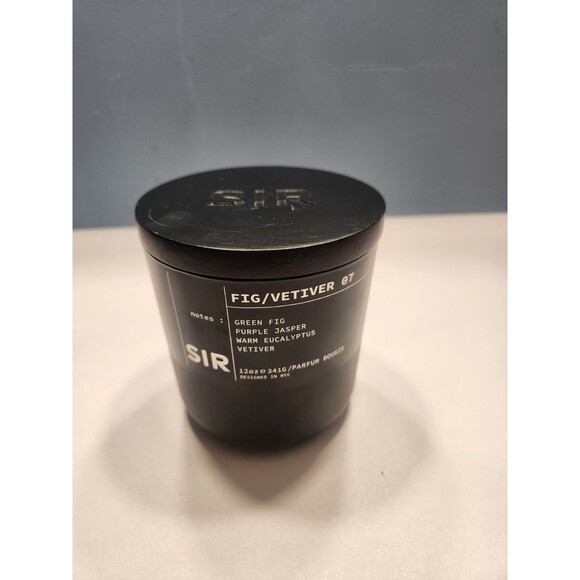 SIR Candle FIG vetiver 07 Scented Double Wick Jar Candle - Picture 11 of 13